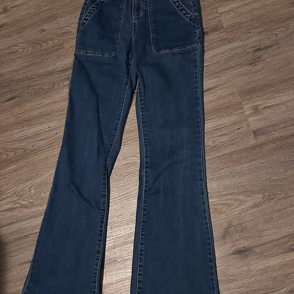 Knox Rose Women's Flare Jeans - Deep Blue